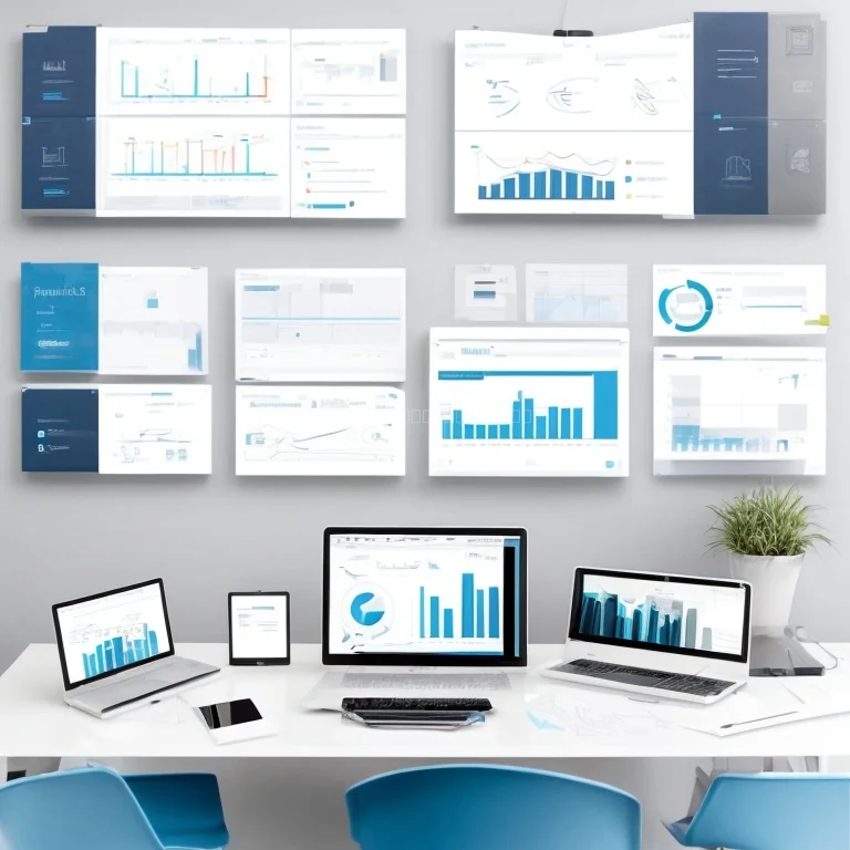 Dashboard z analitičnimi grafi